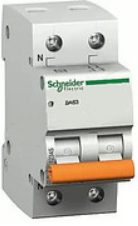 Автоматический выключатель Schneider Electric ВА63 Домовой C25, 25А, двухполюсный, 4.5кА (11215)
