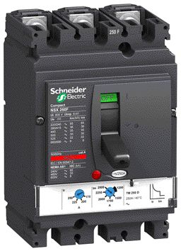 Автоматический выключатель Schneider Electric COMPACT NSX250F TM250D, 250А, трехполюсный, 36кА (LV431630)