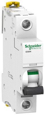 Автоматический выключатель Schneider Electric iC60N ACTI9 C1, 1А, однополюсный, 6кА (A9F74101)