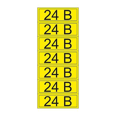 Знак электробезопасности «24 В», 35х100мм, REXANT (55-0002-1)