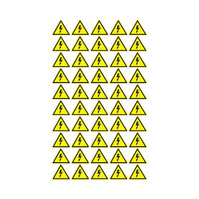 Наклейка «Опасность поражения электротоком» 25х25х25мм REXANT (56-0006-1)