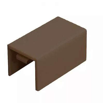 Соединитель, орех тёмный, 25х25, Tplast (50.17.006.012)