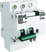 Выключатель автоматический дифференциального тока АВДТ 20А 2П двухполюсный C 4,5кА 30мА тип AC ДИФ-101 15004DEK DEKraft