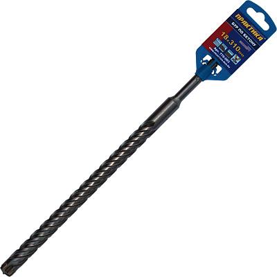 Бур по бетону SDS plus 18х310 Х-тип, серия "Эксперт", ПРАКТИКА (776-003)