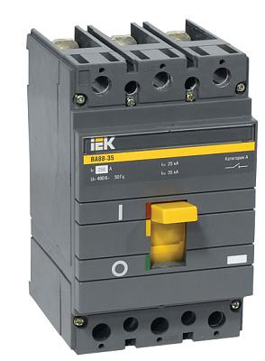 Автоматический выключатель IEK ВА 88-35, 250А, трехполюсный, 35кА (SVA30-3-0250)
