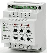 Реле контроля напряжения, трехполюсное, 380В, 5А, Novatek Electro (РНПП-301)