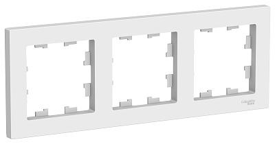 Рамка на 3 поста универсальная, белая, Schneider Electric (ATN000103)