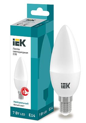 Светодиодная лампа IEK 7Вт, ECO C35, E14 (LLE-C35-7-230-40-E14)