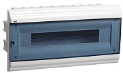Щит распределительный встраиваемый IEK PRIME ЩРв-П 18 модулей, 210х415х100мм, прозрачная дымчатая дверь, пластиковый (MKP82-V-18-41-10)
