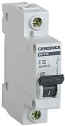 Автоматический выключатель GENERICA, C32, 32 А, однополюсные, IEK (MVA25-1-032-C)