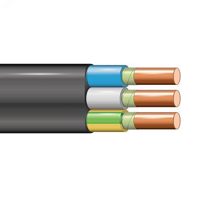 Кабель ВВГнг(A)-FRLS-П 3х2,5ок (N,PE) -0,66 (14м), кусок продается целиком