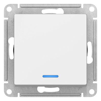 Выключатель одноклавишный с подсветкой (сх.1а) 10АХ AtlasDesign, Schneider Electric (ATN000113)