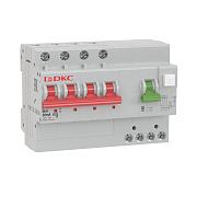 Выключатель автоматический дифференциального тока АВДТ с защитой от сверхтоков YON 16А 4П четырехполюсный C 100мА MDV63-43C16-A DKC