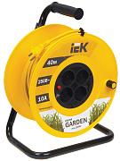 Удлинитель на катушке IEK Garden с термозащитой УК40, ПВС 2х1 (40м) (WKP23-10-04-40)
