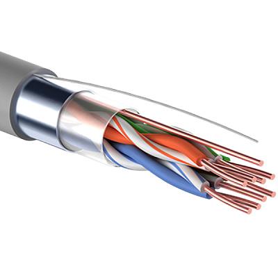 Витая пара U/UTP кат.5E 4*2*0,48 PVC нг(А)-LS indoor куски