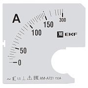 Шкала сменная для A721 150/5А-1,5 EKF (s-a721-150)