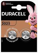 Батарейка "таблетка" CR2025, 3V BL2 Ultra, Duracell (Б0037272), продаются по 2шт