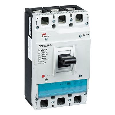 Автоматический выключатель AV POWER, 630 А, трехполюсные, EKF (mccb-33-630-2.0-av)