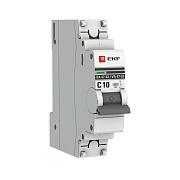 Автоматический выключатель EKF PROxima, C10, 1 полюсный, C10, 6 кА (mcb4763-6-1-10C-pro)
