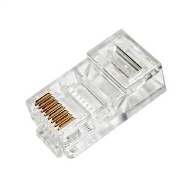 Джек RJ-45 8P-8C CAT5e (с экраном) 05-1023 Rexant