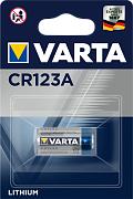 Батарейка CR123 BL1 Professional Lithium 3В, VARTA (6205301401)