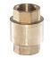 Клапан обратный латунный 1/2" с золотником 02339