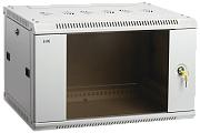 Шкаф настенный LINEA W 9U 600x450мм дверь стекло RAL7035, ITK (LWR3-09U64-GF)