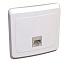 Розетка компьютерная RJ45 Schneider Electric Этюд, одинарная, белая (KOMC-001B)