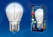 Светодиодная лампа Uniel 7Вт, LED-G45 7W/NW/E27/FR PLP01WH (UL-00002418)