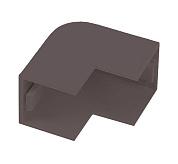Внешний угол, орех тёмный, 25х16, Tplast (50.17.002.004)