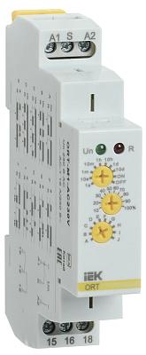 Реле времени ORT многофункциональное 1 контакт 230В AС, IEK (ORT-M1-AC230V)