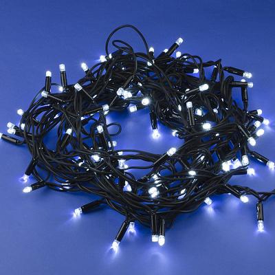 Гирлянда Нить, 10м, 120LED, холодный белый, с контроллером, Uniel (UL-00005264)