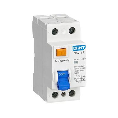 CHINT NXL-63 УЗО 1П+Н  25А   6кА  30мА тип A (R) 280716 /1шт/