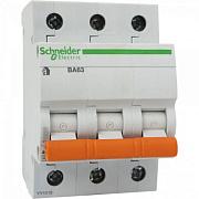 Автоматический выключатель Schneider Electric ВА63 Домовой C50, 50А, трехполюсный, 4.5кА (11228)