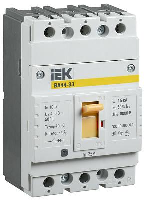 Автоматический выключатель ВА44-33 3Р, IEK (SVA4410-3-0025)