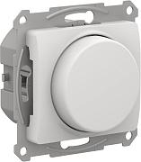Светорегулятор (диммер) GLOSSA С/У поворотно-нажимной LED RC 400Вт механизм белый SE (GSL000123)