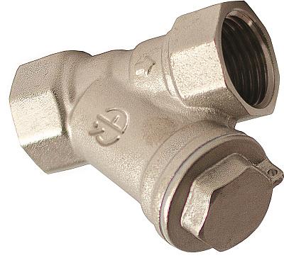Фильтр латунный грубой очистки косой В-В 1/2" AQUALINK (01324)
