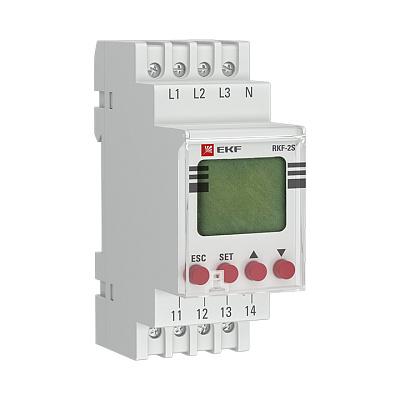 Реле контроля фаз с LCD дисплеем RKF-2S, EKF (rkf-2s)