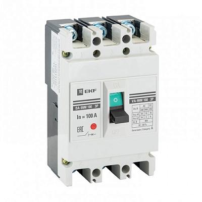 Автоматический выключатель EKF ВА-99М/100, 80А, трехполюсный, 20кА (mccb99-100-80m)