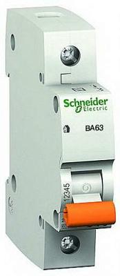 Выключатель автоматический модульный однополюсный Schneider Electric ВА63 1п 40А C 4,5кA (11207)