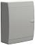 Корпус пластиковый ЩРН-П-18 IP41 белая дверь UNION Compact UIC-KP13-N-18-41-K01