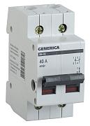 Выключатель нагрузки модульный GENERICA MNV15-2-040, двухполюсный, 40 А, IEK (MNV15-2-040)