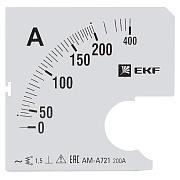 Шкала сменная для A721 200/5А-1,5 EKF (s-a721-200)