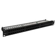 Патч-панель высокой плотности 19", 48хRJ-45, UTP, 5e, 1U, SUPRLAN (10-0406)