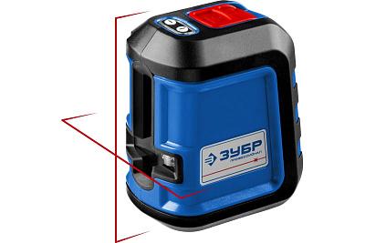 КРЕСТ 15 №3 нивелир лазерный линейный, 15 м, суперкомпакт, самовыравн, штатив (28-64 см), чехол, точн. +/-0,3 мм/м. ЗУБР (34902-3)