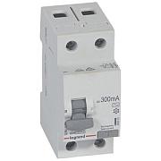 Выключатель дифференциального тока (УЗО) Legrand RX3, 40А, 300 мА, AC, двухполюсный, однофазный (402033)