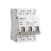 Выключатель автоматический ВА 47-63N 3P 16А (В) 4,5 кА PROXIMA M634316B EKF