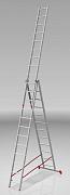 Трехсекционная алюминиевая лестница до 150кг 3х12 (7,87 м) Новая высота 2230312