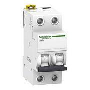 Автоматический выключатель Schneider Electric iK60 ACTI9 C20, 20А, двухполюсный, 6кА (A9K24220)