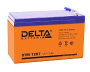 Аккумулятор 12В 7.0Ач (Срок службы 6 лет) DTM 1207 DELTA